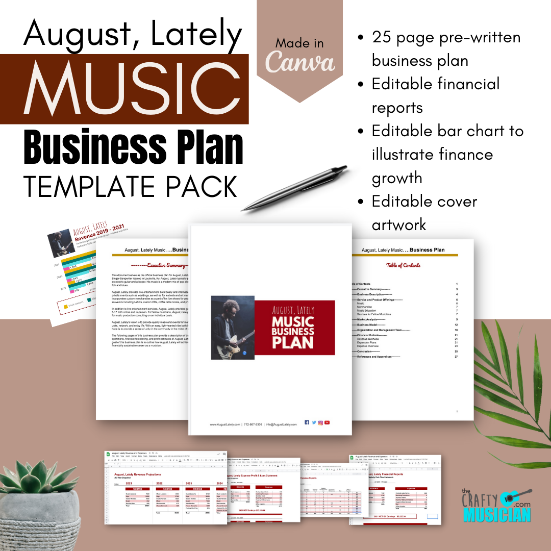 Image 7 for Template For Writing A Music Business Plan