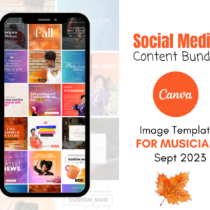 Social Media and Content Bundle for Musicians (September 2023)