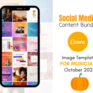 Social Media and Content Bundle for Musicians (October 2023)