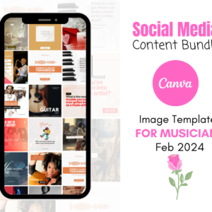 Social Media and Content Bundle for Musicians (February 2024)