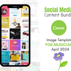 Social Media and Content Bundle for Musicians (April 2024)