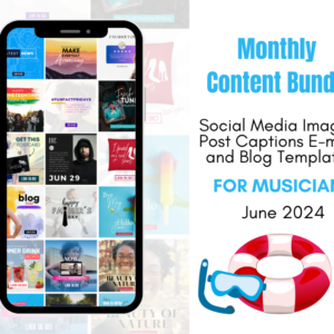 Monthly Content Bundle for Musicians (June 2024)